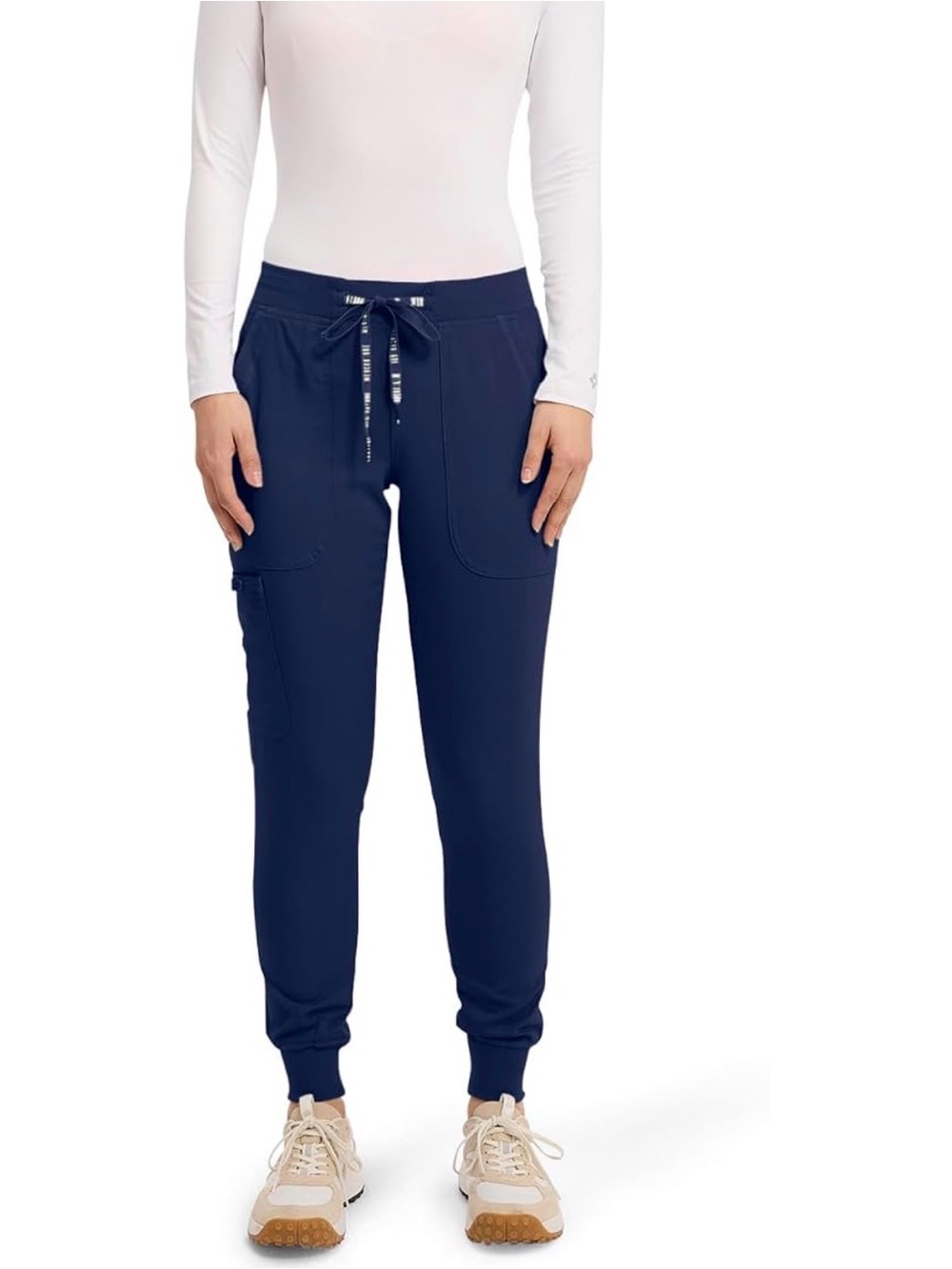 MedCouture Insight Scrub Pants in Navy Blue